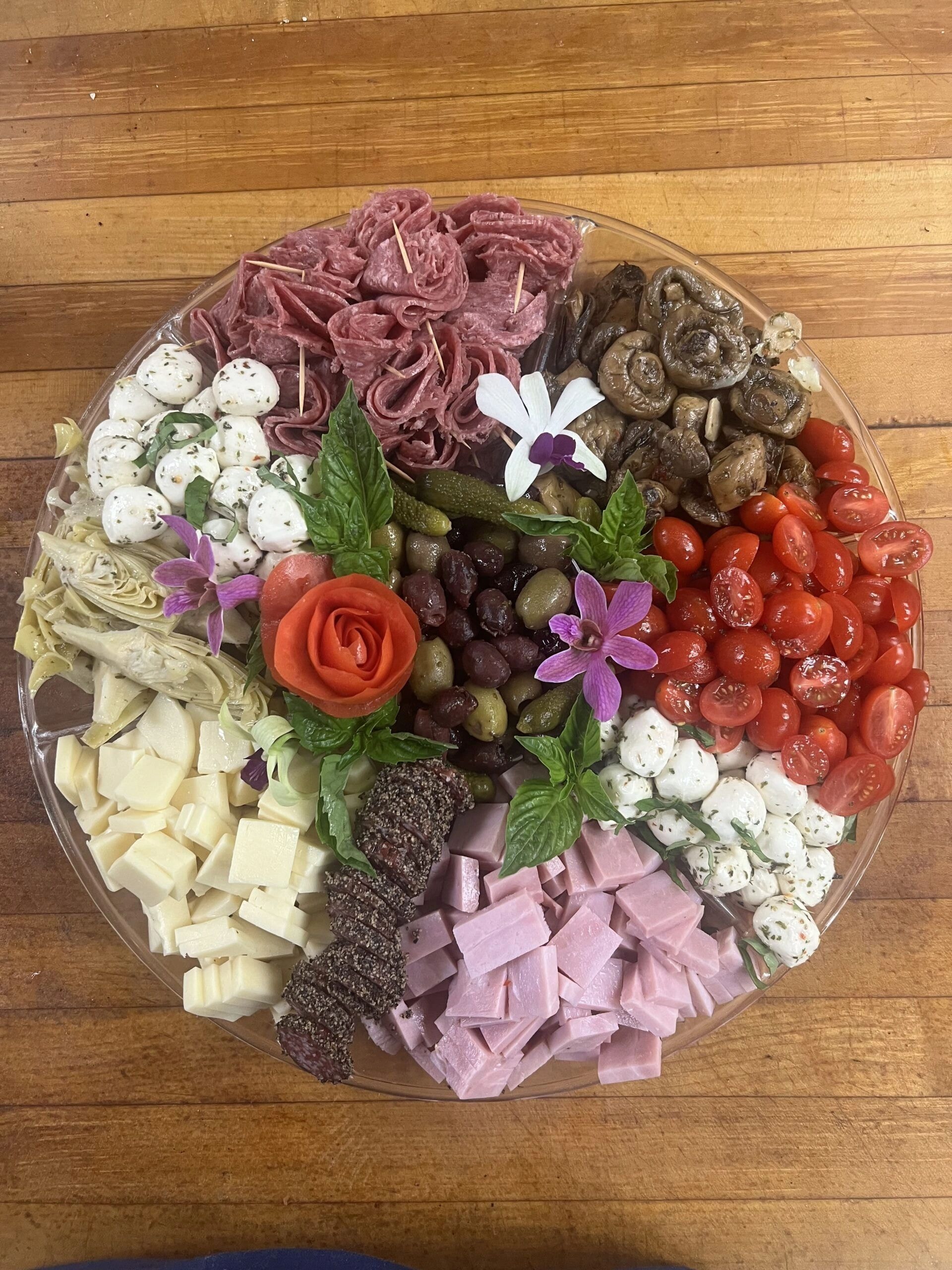 Gourmet charcuterie board